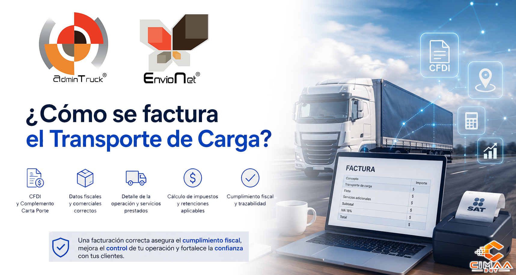 Cómo se factura el transporte de carga